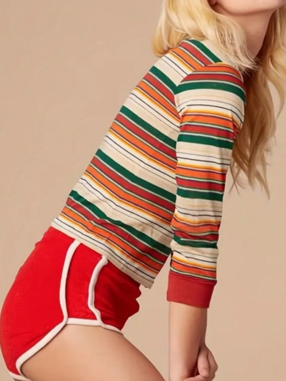 Retro 70's Style Gym Shorts